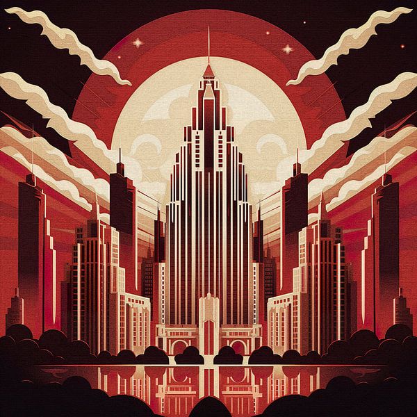 Art Deco Metropolis by Whale & Sons