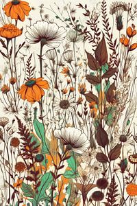 Blumen botanisches Muster 9 #Natur