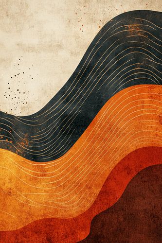 Waves of Earth and Night in Organic Abstraction