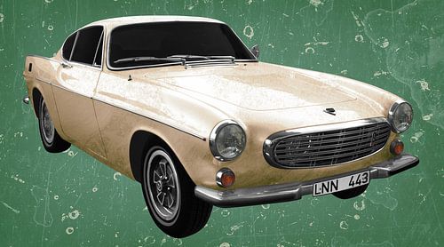 Volvo P1800 in patina beige