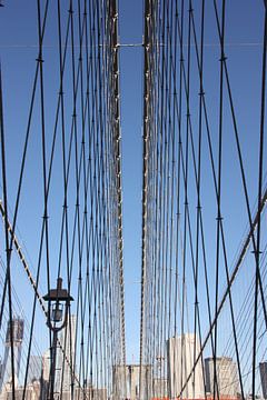 Brooklyn Bridge symmetrie van Brenda van der Hoek