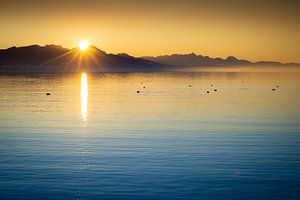 Sonnenuntergang am Chiemsee