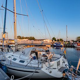 Sailing boats in Thiessow harbour, Rügen by GH Foto & Artdesign