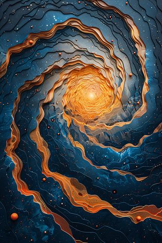 Draaikolk van Kleuren in het Universum