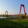 Willemsbrug Rotterdam vanaf 'Ons Park' von Sebastiaan van Hattum