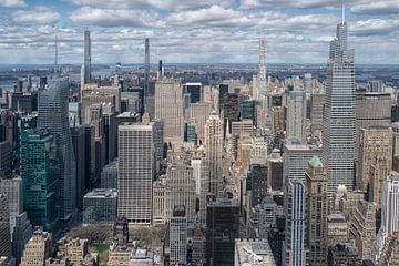 Uitzicht over Manhattan naar Central Park in NYC van Götz Gringmuth-Dallmer Photography