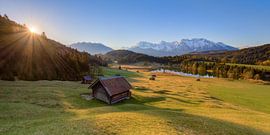 In the morning at Lake Gerold in Bavaria by Michael Valjak