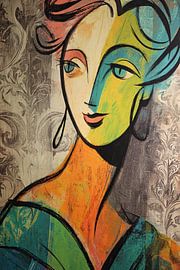 Lady with a Twist by ARTEO Paintings