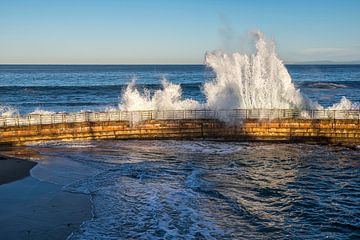 Kracht en getij - La Jolla kust van Joseph S Giacalone Photography