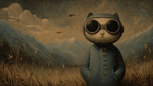 Dreamscope Cat in Timeless Fantasy Realm