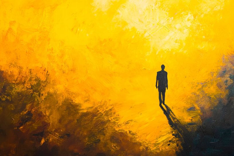 Mystischer Weg ins Licht von Poster Art Shop