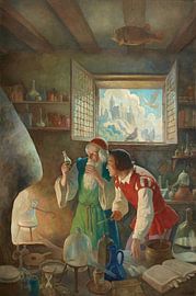 N.C. Wyeth - De Alchemist, 1937