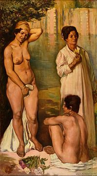 Emile Bernard - Fellah Women in the Bath (1900) by Peter Balan