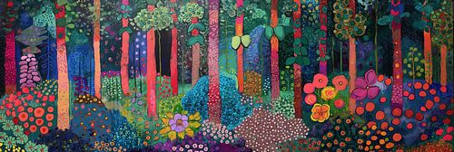 Autumn trail through the Illuminated Forest