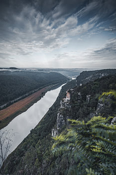 Vue de l'Elbe