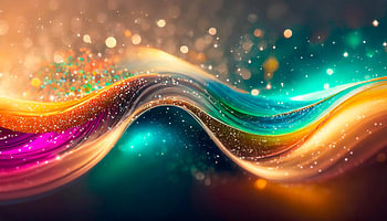 Wellen mit Farben