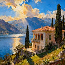 Ein romantisches griechisches Herrenhaus: Zeitlose Schönheit von Johannas Art Creations