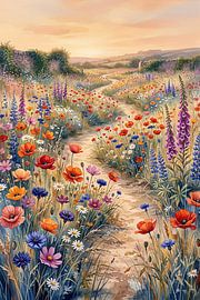 Wildflower Trail by Patrick Ouwerkerk