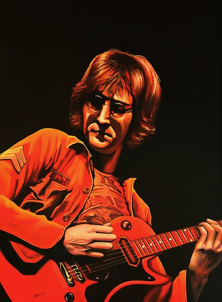 John  Lennon schilderij van Paul Meijering