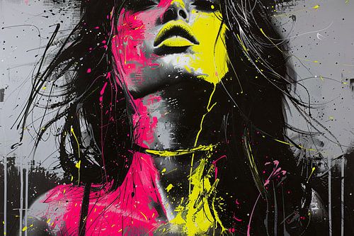 Digitaal abstract kunstwerk