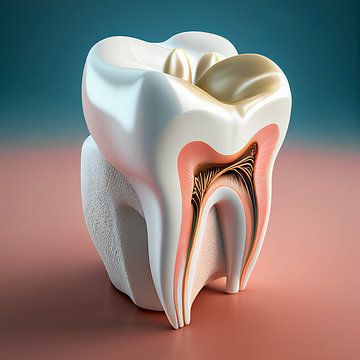 3d Render eines Zahn Illustration von Animaflora PicsStock