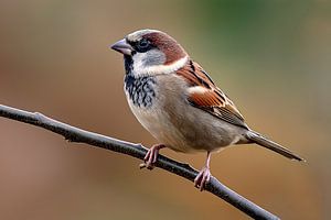 Haussperling (Passer domesticus)