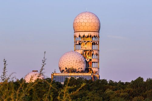 Ancienne station radar sur le Teufelsberg à Berlin