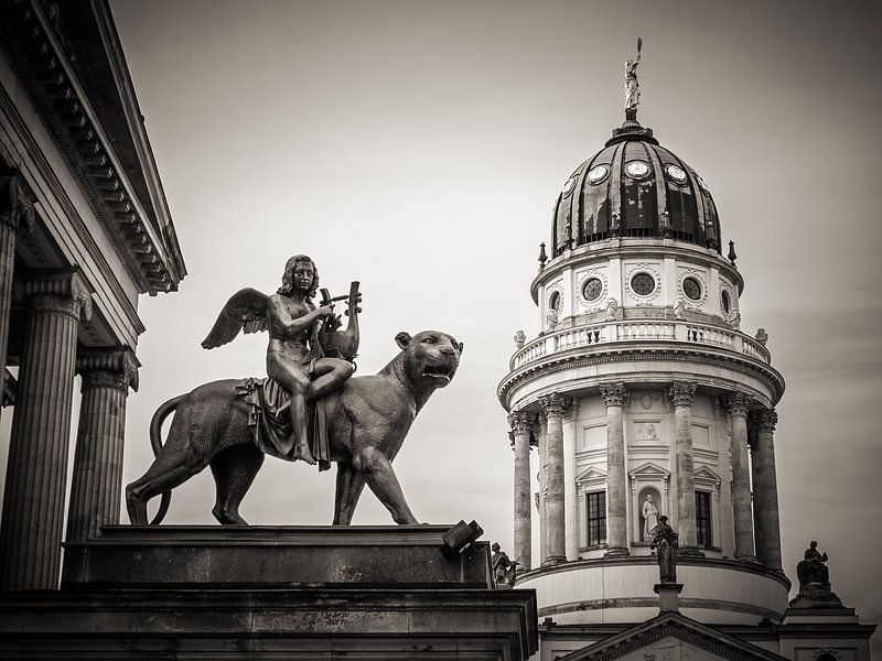 Black and White Photography: Berlin – Gendarmenmarkt Square by Alexander Voss