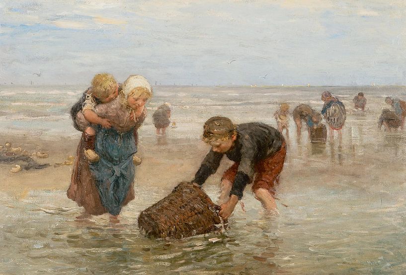 De garnalenvangst van de visserskinderen, Bernardus Johannes Blommers van Meesterlijcke Meesters