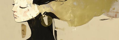 femme or | Silent Gold Halo