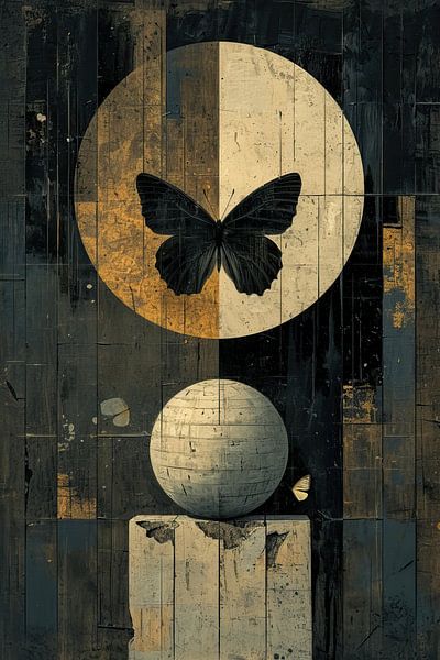 Silhouette de papillon Japandi par Caprices d'Art