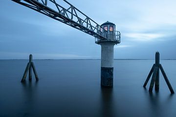 Lighthouse Oostmahorn (The Netherlands) van Sjaak den Breeje