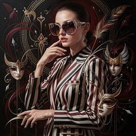 Maskerade des Stils von Retrotimes