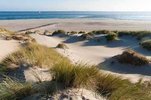 Uitzicht op de Waddenzee vanaf Vlieland