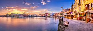 Sonnenaufgang in Chania auf Kreta.