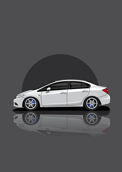 civic FB White by D.Crativeart