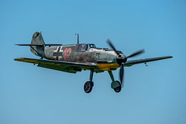 Jagdflugzeug der Luftwaffe vom Typ Messerschmitt Bf 109 E-4.