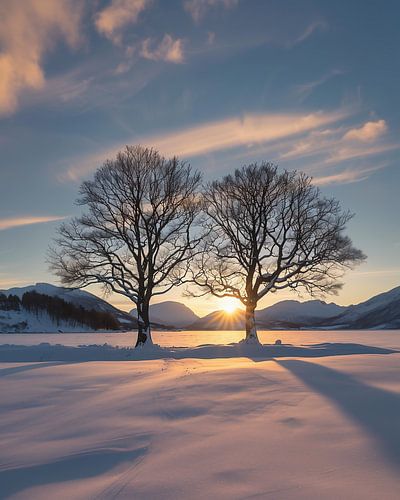 Morning light in winter