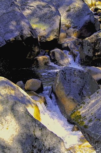 Waterval -  blauw Canyon