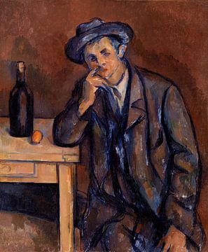 Cézanne, De drinker (ca. 1898–1900) van Atelier Liesjes