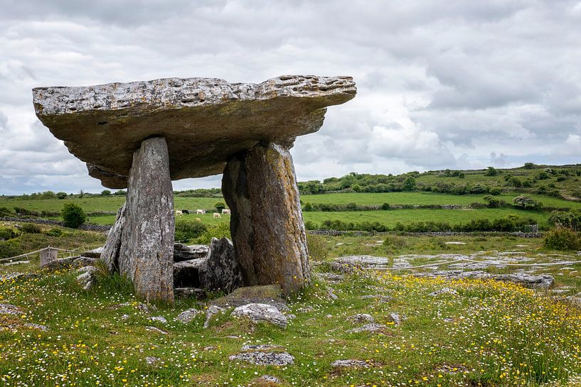 Poulnabrone Dolmen in The Burren by Hanneke Luit