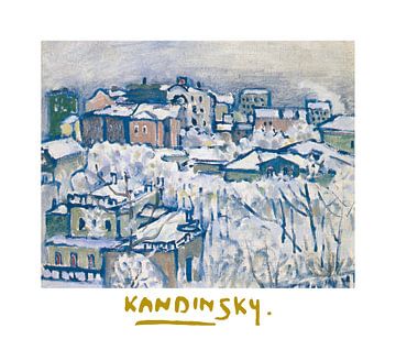 Moskou - Smolensk Boulevard van Wassily Kandinsky van Peter Balan