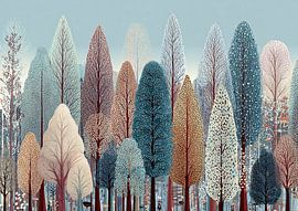 Trees Forest by Flower Studio