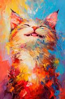 Lachende kat