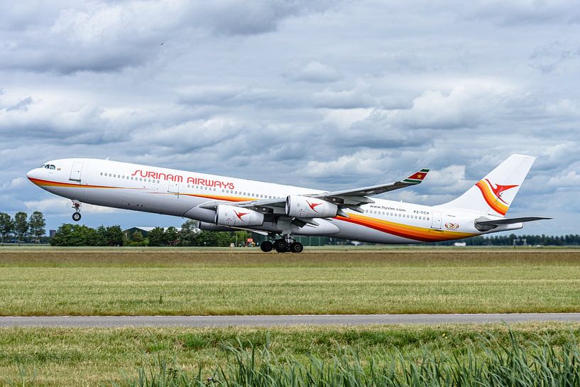 Surinam Airways Airbus A340-300 &quot;Palulu&quot; (PZ-TCP). by Jaap van den Berg