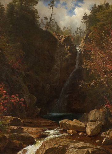 Albert Bierstadt~Glen Ellis Falls.