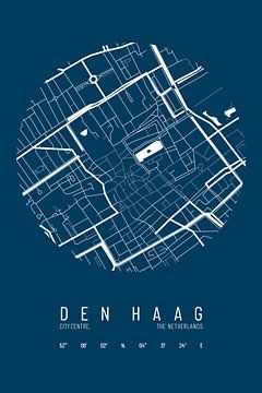 Stadskaart Den Haag van Walljar