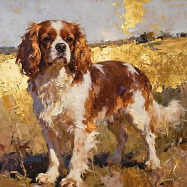 Cavalier King Charles Spaniel by Johannas Art Creations