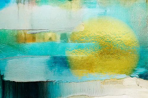 Modern Abstract:  Zon achter de wolken