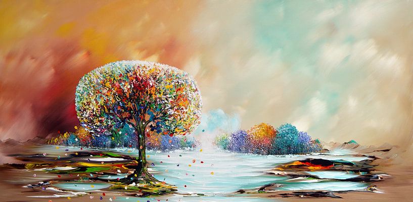 Landscape by Gena Theheartofart